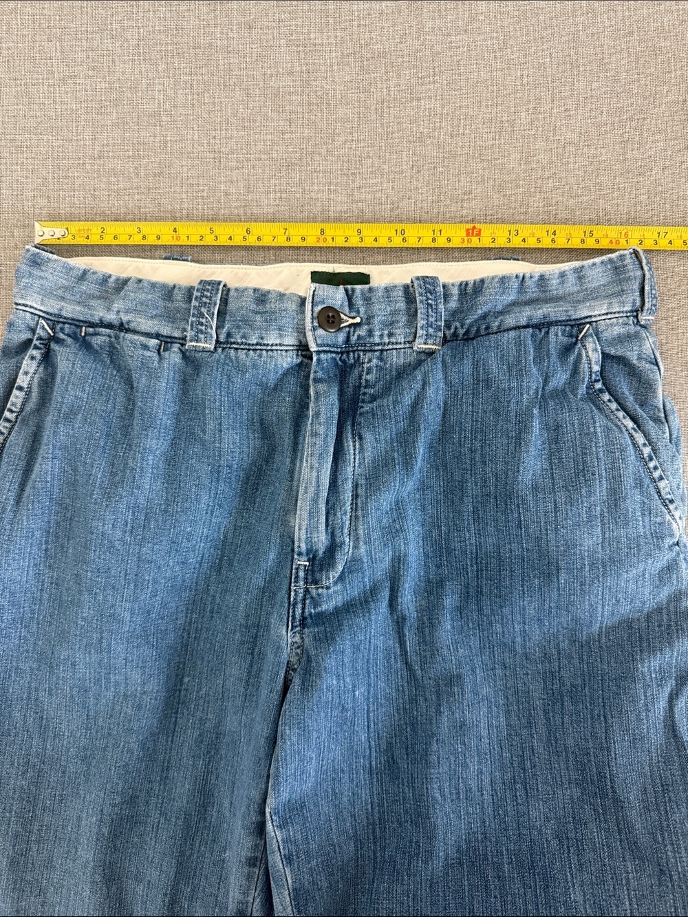 J. Crew Oarsman Relaxed 90,s Straight Medium Blue Denim Jeans trousers - Picture 8 of 9